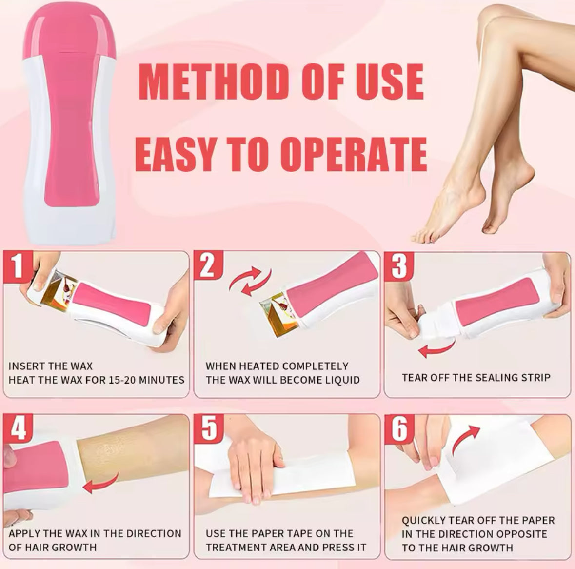 SilkRoll Hair Erase Starter Kit